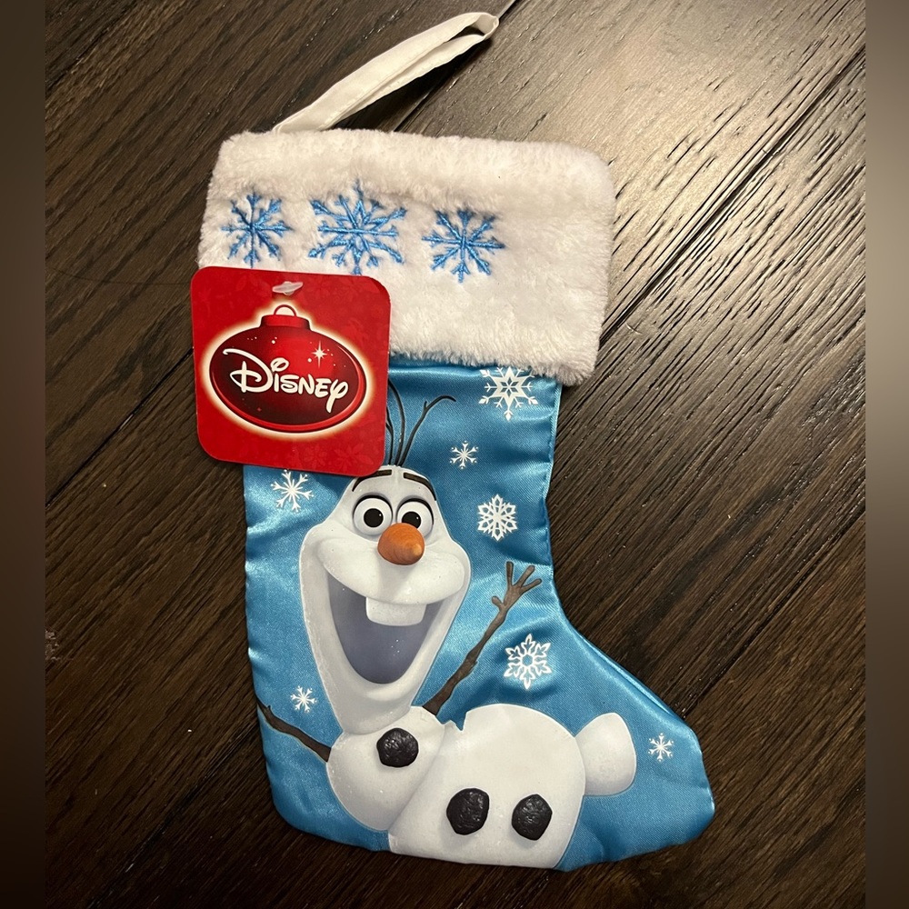 NWT Disney Olaf from Frozen Mini Christmas Stocking